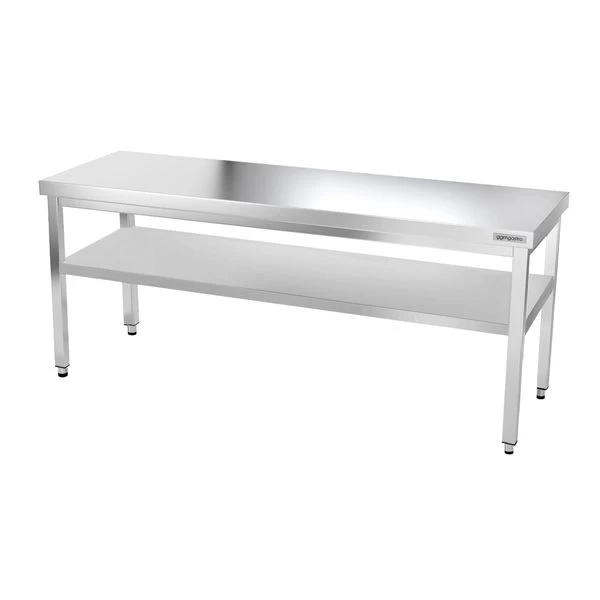 Edelstahl Arbeitstisch PREMIUM - 2000x800mm - Mit Grundboden Ohne Aufkantung 5 Edelstahl Arbeitstisch PREMIUM - 2000x800mm - Mit Grundboden Ohne Aufkantung – Bild 5
