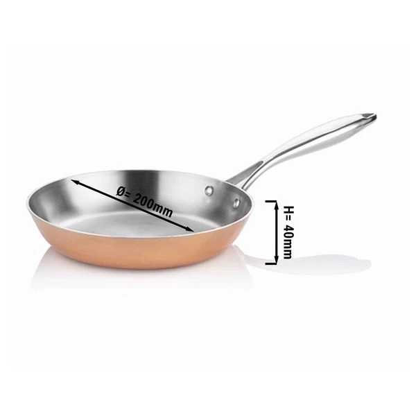 Bratpfanne Aus Kupfer - Ø 20 Cm 1 Bratpfanne Aus Kupfer - Ø 20 Cm