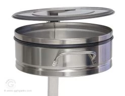 Müllsackhalter Mit Fusspedal - Ø 35 Cm - Edelstahl -Küchen Verkauf 636846175289251743 825f