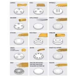 Elektrische Nudelmaschine - 8 Kg/h - 370 Watt 24 Elektrische Nudelmaschine - 8 Kg/h - 370 Watt -Küchen Verkauf 636846178276550167 9339
