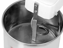 Teigknetmaschine - 22 Liter / 18 Kg - 2 Geschwindigkeiten -Kessel Abnehmbar Und Rührwerk Aufklappbar -Küchen Verkauf 636846180950150391 e200