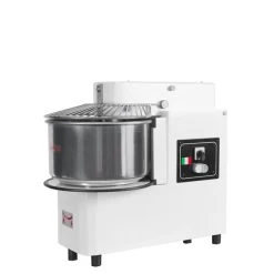 Teigknetmaschine - 33 Liter / 25 Kg - 2 Geschwindigkeiten - Kessel Abnehmbar Und Rührwerk Aufklappbar -Küchen Verkauf 636846180971049286 5b27