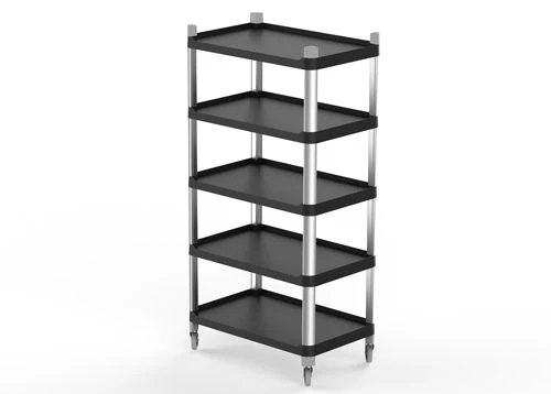 Kunststoffregal - Mit 5 Abstellflächen 2 Kunststoffregal - Mit 5 Abstellflächen – Bild 2