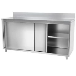 Edelstahl Arbeitsschrank PREMIUM - 1800x600mm - Mit Schiebetür & Aufkantung 15 Edelstahl Arbeitsschrank PREMIUM - 1800x600mm - Mit Schiebetür & Aufkantung -Küchen Verkauf 636846188349146895 524f 2
