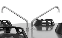 Gas Wok-Herd - 56 KW - 4 Kochstellen - Inkl. 2 Miniwassersäule -Küchen Verkauf 636846194507756883 6c25