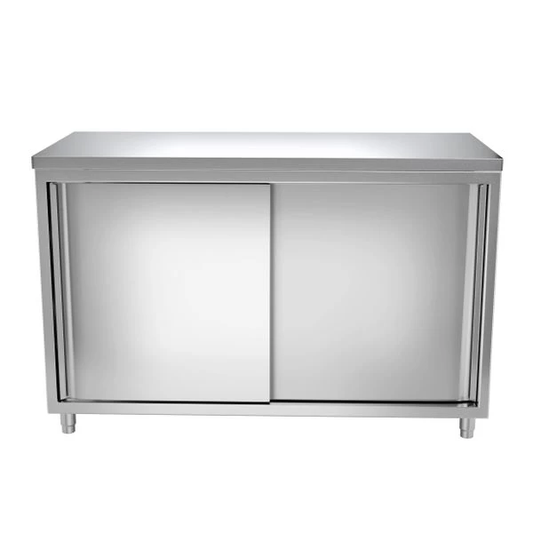 Edelstahl Arbeitsschrank PREMIUM Mit Durchreiche - 1,4 M 3 Edelstahl Arbeitsschrank PREMIUM Mit Durchreiche - 1,4 M – Bild 3