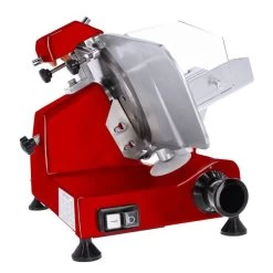 Aufschnittmaschine - 250 Watt - Messer: Ø 300mm - Rot -Küchen Verkauf AMH300R 3 eaad