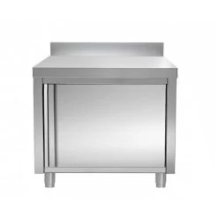 Edelstahl Arbeitsschrank PREMIUM - 600x700mm - Mit Flügeltür & Aufkantung 8 Edelstahl Arbeitsschrank PREMIUM - 600x700mm - Mit Flügeltür & Aufkantung -Küchen Verkauf ASK67A 36cf