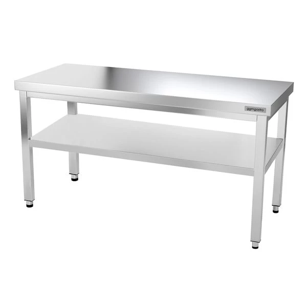 Edelstahl Arbeitstisch PREMIUM - 1600x700mm - Mit Grundboden Ohne Aufkantung 4 Edelstahl Arbeitstisch PREMIUM - 1600x700mm - Mit Grundboden Ohne Aufkantung – Bild 4