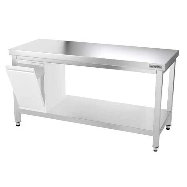 Edelstahl Arbeitstisch PREMIUM - 1600x700mm - Mit Grundboden Ohne Aufkantung 5 Edelstahl Arbeitstisch PREMIUM - 1600x700mm - Mit Grundboden Ohne Aufkantung – Bild 5