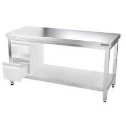 Edelstahl Arbeitstisch PREMIUM - 1600x700mm - Mit Grundboden Ohne Aufkantung 16 Edelstahl Arbeitstisch PREMIUM - 1600x700mm - Mit Grundboden Ohne Aufkantung -Küchen Verkauf ATK167 007 2b0e