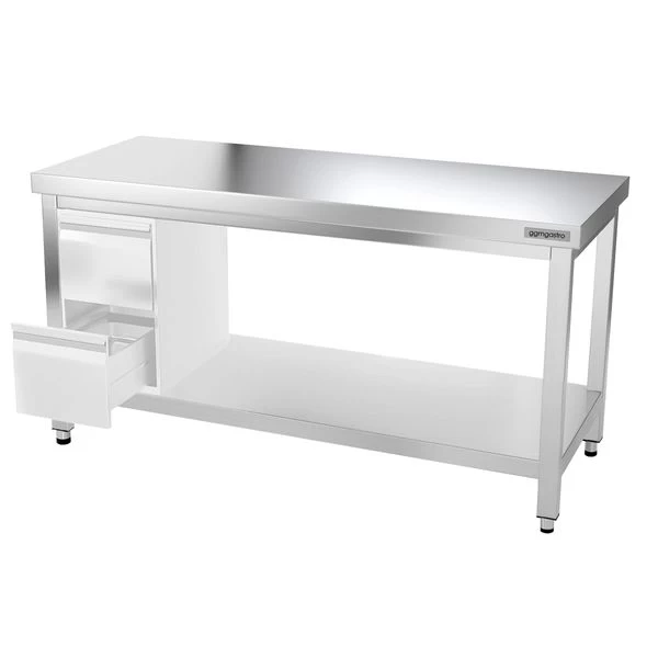 Edelstahl Arbeitstisch PREMIUM - 1600x700mm - Mit Grundboden Ohne Aufkantung 6 Edelstahl Arbeitstisch PREMIUM - 1600x700mm - Mit Grundboden Ohne Aufkantung – Bild 6