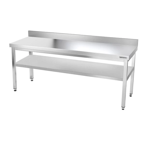Edelstahl Arbeitstisch PREMIUM - 2000x600mm - Mit Grundboden & Aufkantung 4 Edelstahl Arbeitstisch PREMIUM - 2000x600mm - Mit Grundboden & Aufkantung – Bild 4