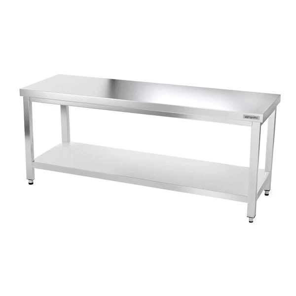 Edelstahl Arbeitstisch PREMIUM - 2000x800mm - Mit Grundboden Ohne Aufkantung 3 Edelstahl Arbeitstisch PREMIUM - 2000x800mm - Mit Grundboden Ohne Aufkantung – Bild 3