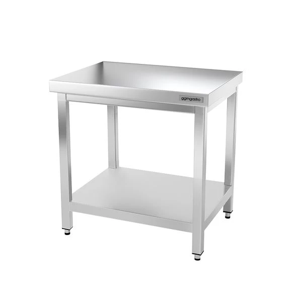 Edelstahl Arbeitstisch PREMIUM - 700x700mm - Mit Grundboden Ohne Aufkantung 2 Edelstahl Arbeitstisch PREMIUM - 700x700mm - Mit Grundboden Ohne Aufkantung – Bild 2