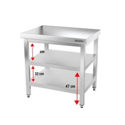 Edelstahl Arbeitstisch PREMIUM - 700x700mm - Mit Grundboden Ohne Aufkantung 12 Edelstahl Arbeitstisch PREMIUM - 700x700mm - Mit Grundboden Ohne Aufkantung -Küchen Verkauf ATK77 003 f0e8