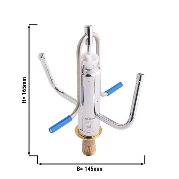 Behälter-, Gläser- & Kragendusche Mit Integr. Wasser-Stopp-Automatik 1 Behälter-, Gläser- & Kragendusche Mit Integr. Wasser-Stopp-Automatik