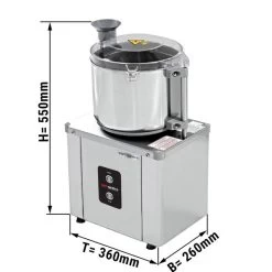 Vegetarischer Cutter - 8 Liter - 370 Watt - 230 Volt - 1400 Rpm