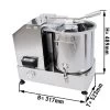 Vegetarischer Cutter - 12 Liter - 1,8 KW - 230 Volt - 1100-2800rpm