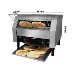 Durchlauftoaster 2,3 KW | Kettentoaster | Toaster | Conveyor