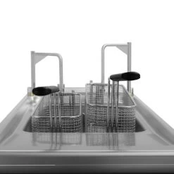Elektro Fritteuse - 22 Liter - 22 KW - Mit Automatischer Korbanhebung & Ölfiltersystem -Küchen Verkauf EFEKALB22 detail 4 9aa1