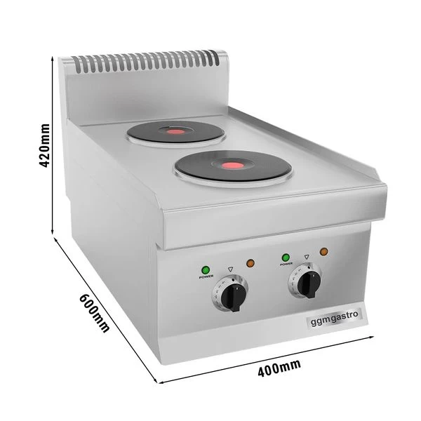 Elektroherd - 4 KW - 2 Platten Rund 1 Elektroherd - 4 KW - 2 Platten Rund