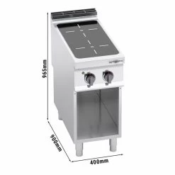 Induktionsherd - 8 KW - 2 Kochfelder