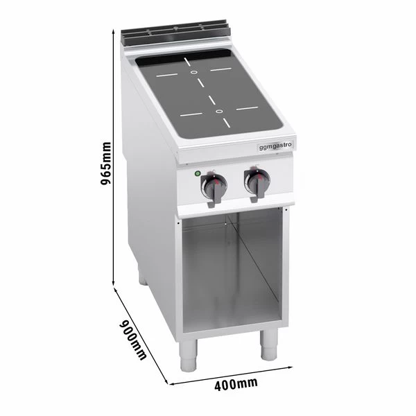 Induktionsherd - 8 KW - 2 Kochfelder 1 Induktionsherd - 8 KW - 2 Kochfelder