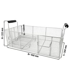 Elektro Fisch Fritteuse - 20,4 Liter - 5 KW - Mit Ablasshahn 14 Elektro Fisch Fritteuse - 20,4 Liter - 5 KW - Mit Ablasshahn -Küchen Verkauf FKEFJ 30 masse2 b768