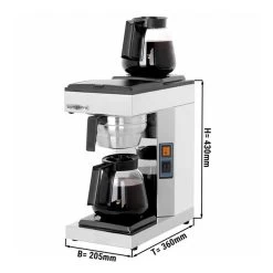 Filterkaffeemaschine - 1,8 Liter - 2,39kW - Mit Thermokinetik & 2 Wärmeplatten