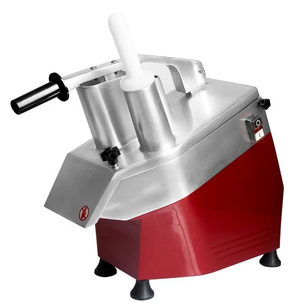 Elektrischer Gemüseschneider- 550 Watt - Rot - Inkl. 5 Schneidescheiben 4 Elektrischer Gemüseschneider- 550 Watt - Rot - Inkl. 5 Schneidescheiben – Bild 4