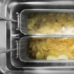 Gas Fritteuse - 20 Liter - 17,5 KW - Mit Automatischer Korbanhebung & Ölfiltersystem -Küchen Verkauf GFEKALB20 detail 3 f3e7