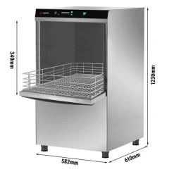 Doppelwandige Geschirrspülmaschine - 3,9 KW - Mit Reinigerpumpe