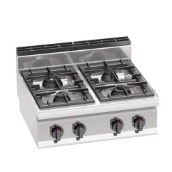 Gasherd - 28 KW - 4 Brenner 18 Gasherd - 28 KW - 4 Brenner -Küchen Verkauf GHB874P 001 40c0