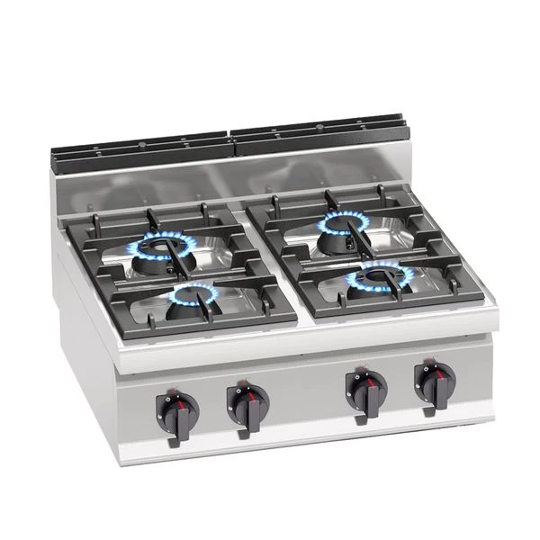 Gasherd - 28 KW - 4 Brenner 6 Gasherd - 28 KW - 4 Brenner – Bild 6