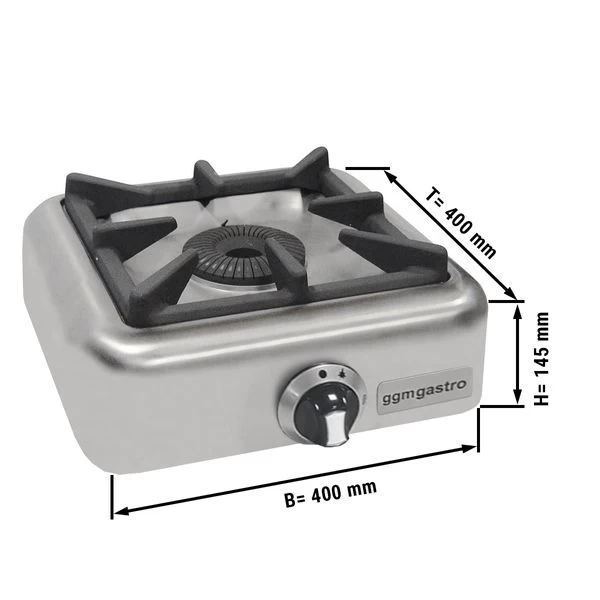 Gaskocher - 4 KW - 1 Brenner 2 Gaskocher - 4 KW - 1 Brenner – Bild 2