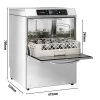 Doppelwandige Gläserspülmaschine - 3,4 KW - Mit Ablauf, Reiniger- & Klarspülerpumpe & Wi-Fi Option