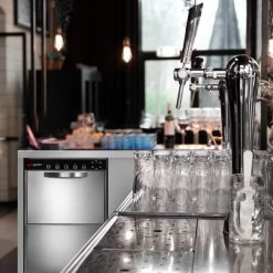 Gläserspülmaschine - 4,5 KW - Mit Reiniger-, Klarspüler- & Laugenpumpe -Küchen Verkauf GLSPME44 room 1 491b