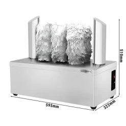 Gläserpoliermaschine- 2,62kW - Mit 8 Rotierenden Rollen