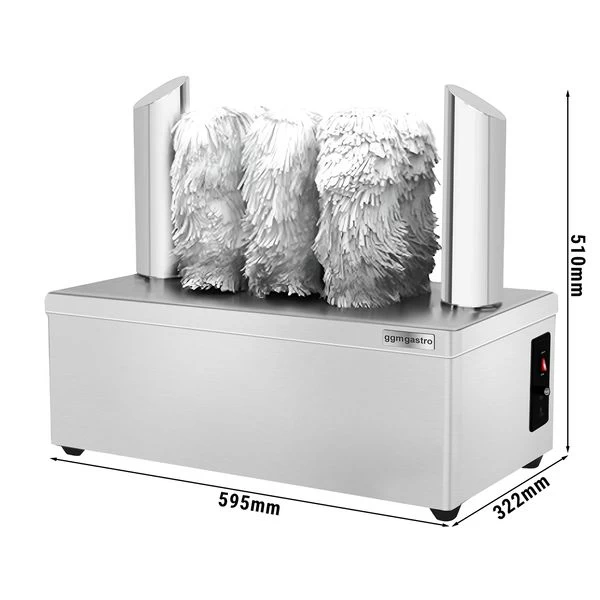 Gläserpoliermaschine- 2,62kW - Mit 8 Rotierenden Rollen 1 Gläserpoliermaschine- 2,62kW - Mit 8 Rotierenden Rollen