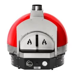 Gas Pizzaofen - Rot - Höhe: 0,77m - Manuell - Inkl. Untergestell -Küchen Verkauf GPOUE7R 5 ac85 1