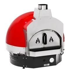 Holz Pizzaofen - Rot - Höhe: 0,77m - Inkl. Untergestell -Küchen Verkauf GPOUE7R 6 2 348e