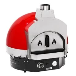 Gas Pizzaofen - Rot - Höhe: 0,77m - Manuell - Inkl. Untergestell -Küchen Verkauf GPOUE7R 6 dd8c 1