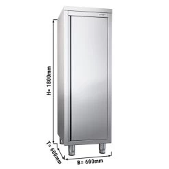 Geschirrschrank PREMIUM - 600x600mm - Mit 1 Flügeltür - Höhe: 1800mm