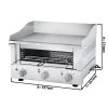 ROBAND | Griddle Toaster 500 - 3,3 KW - Grill & Salamander