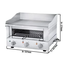 ROBAND | Griddle Toaster 500 - 3,3 KW - Grill & Salamander