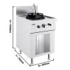 Gas Wok-Herd - 15 KW - 1 Kochstelle - Inkl. 1 Miniwassersäule