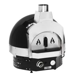 Gas Pizzaofen Schwarz - Höhe: 0,83m - Manuell - Inkl. Untergestell -Küchen Verkauf HPOUE8S 5 fcda 1