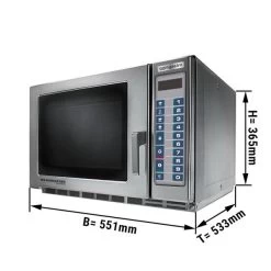 Mikrowelle Automatic - 34 Liter - 1,8 KW - Digital