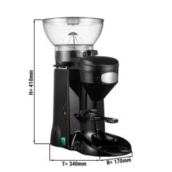 Kaffeemühle - Schwarz - 1kg - 270 Watt - 77dB